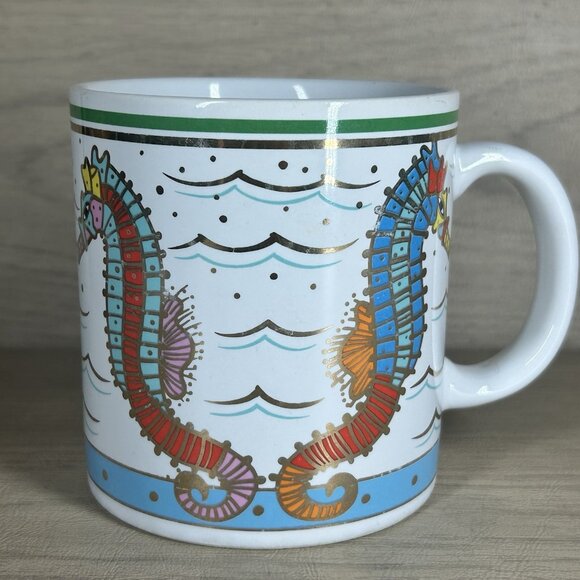 Warchtersbach SEA HORSE SPECTRUM Ceramic Coffee Mug - Picture 1 of 7
